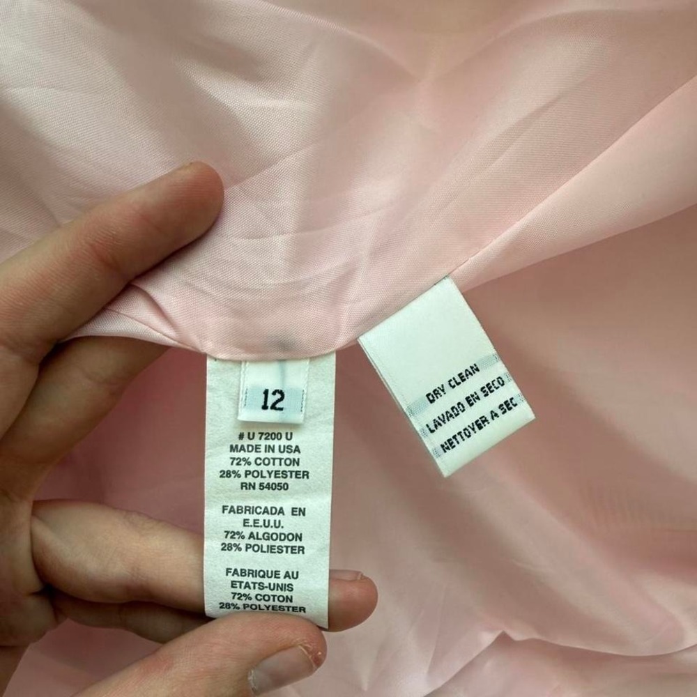 NWT Vintage 1996 Christian Dior Neiman Marcus Pink Blazer — Size 12 - Picture 7 of 8